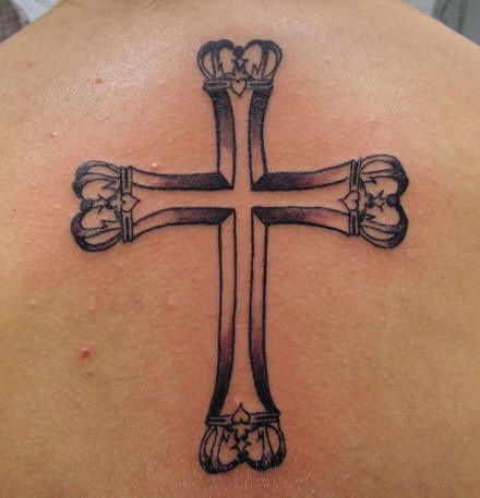帝国十字架黑色纹身图案