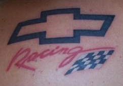 雪佛兰标志赛车纹身图案