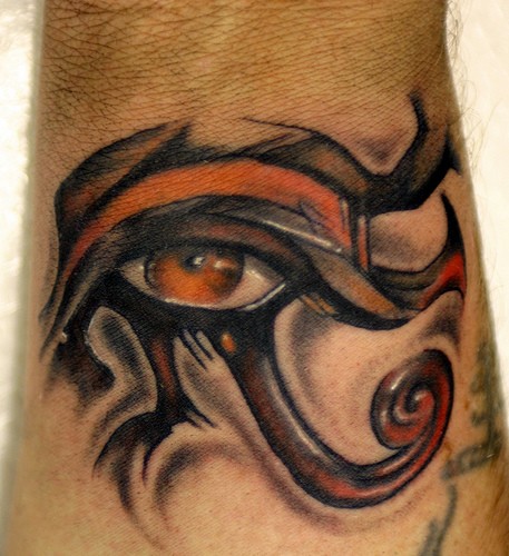 部落埃及荷鲁斯之眼纹身图案