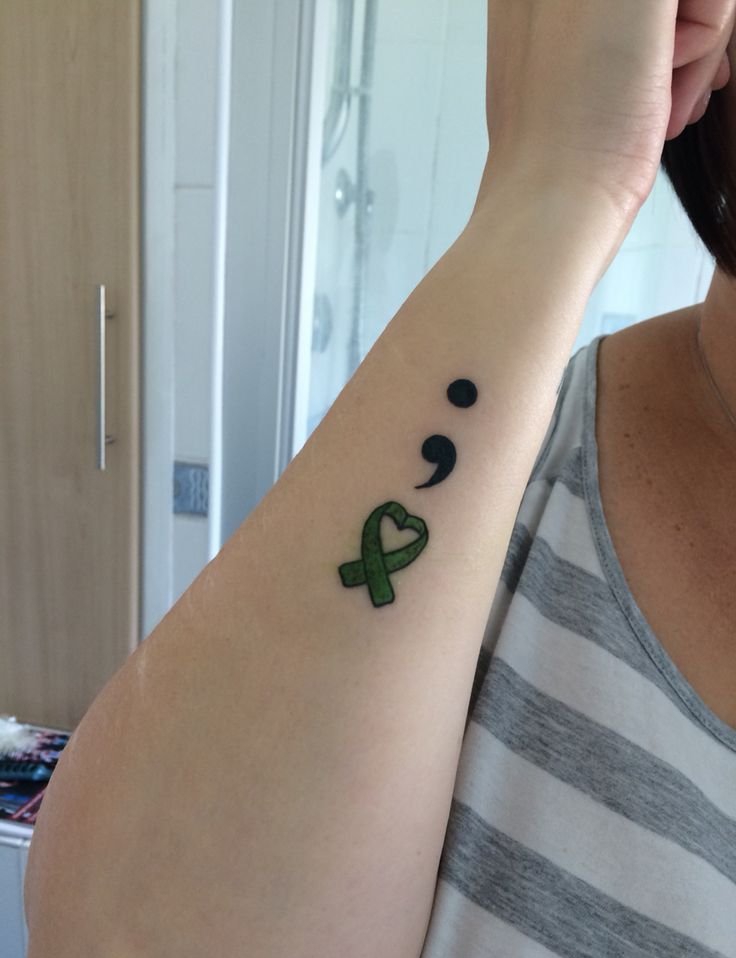 创意情侣纹身闺蜜纹身包含分号的精致的各式样纹身图案