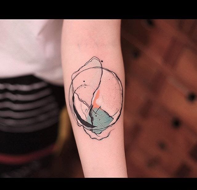 15个令人兴奋的抽象的纹身图案
