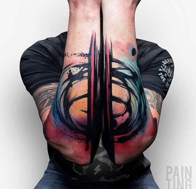 15个令人兴奋的抽象的纹身图案