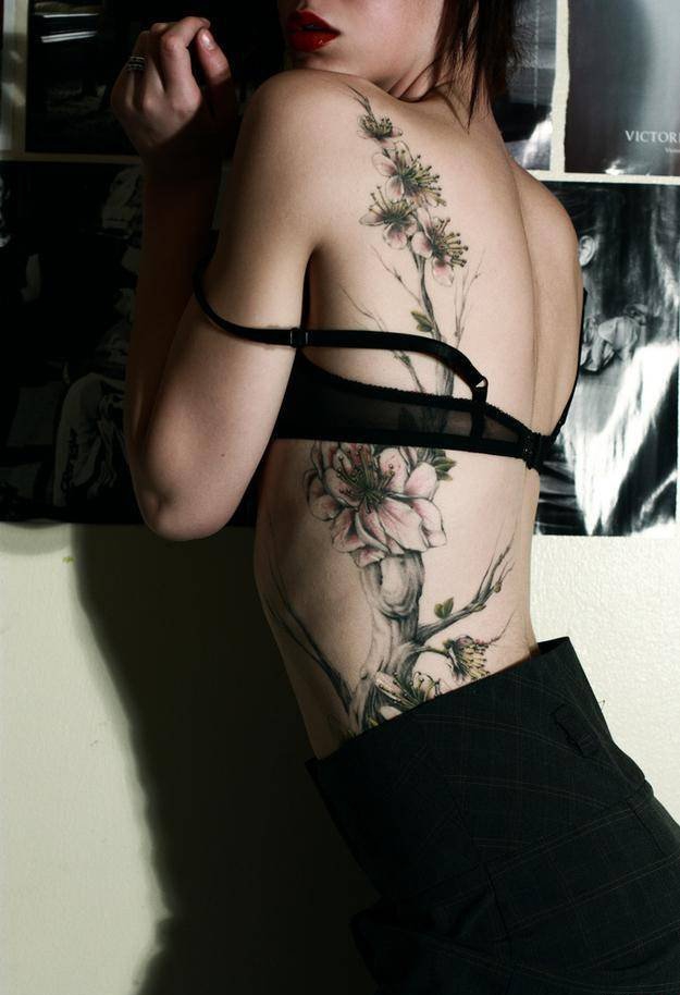 女生喜爱的个性且文艺纹身图案