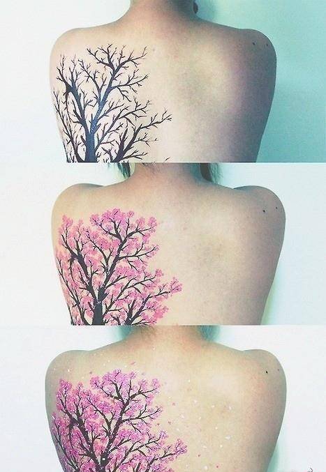 女生喜爱的个性且文艺纹身图案