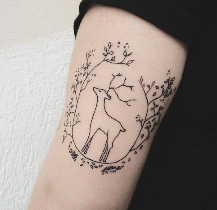 男女都喜爱的可爱小动物纹身图案