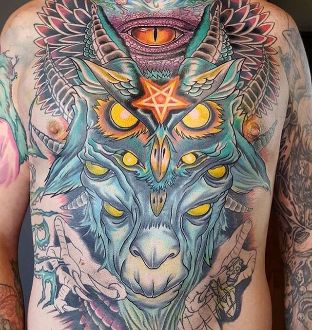 一组男女都喜爱的点刺纹身超个性纹身图案