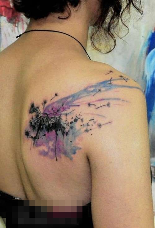 15款文艺女生喜爱的彩绘纹身简单个性线条纹身图案大全