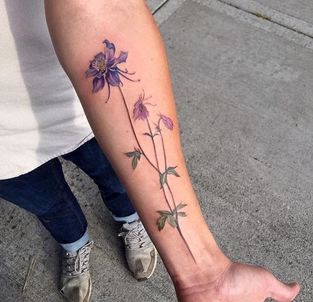 12款植物纹身素材文艺花朵纹身小清新植物纹身图案大全