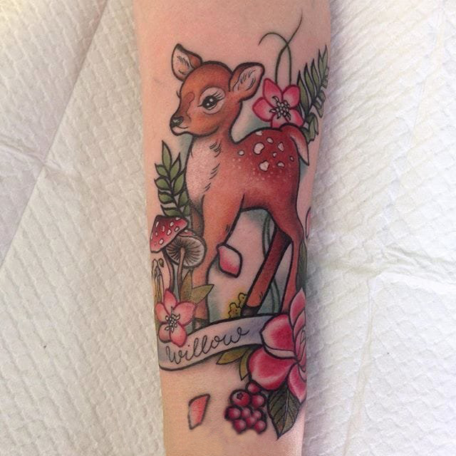 多款彩绘水彩素描创意精致有趣独特的纹身图案