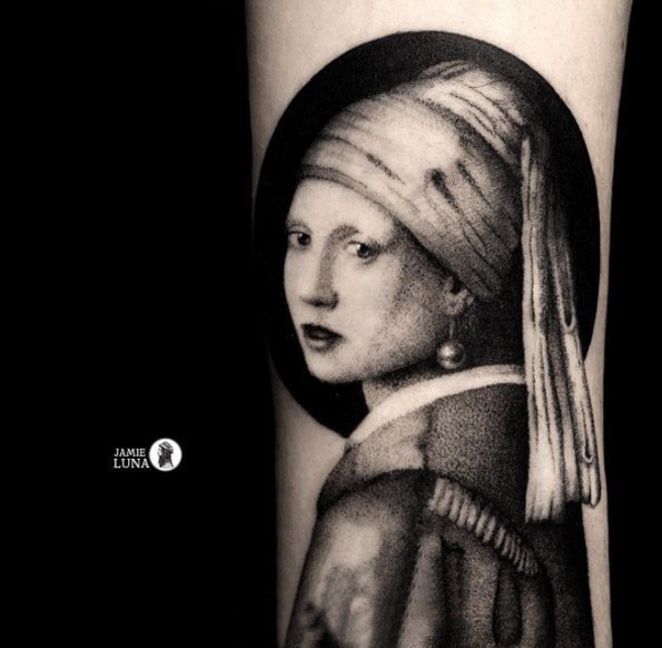 多款出自大师之手的彩绘水彩素描创意精美油画名画纹身图案