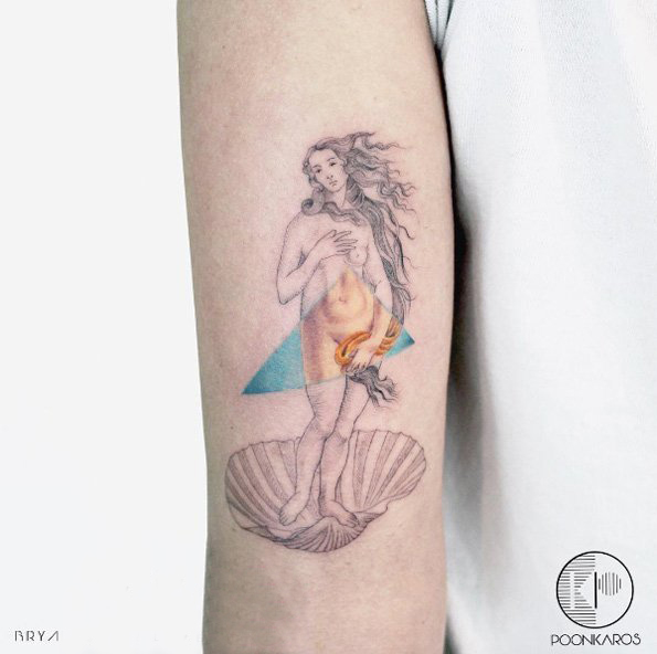 多款出自大师之手的彩绘水彩素描创意精美油画名画纹身图案