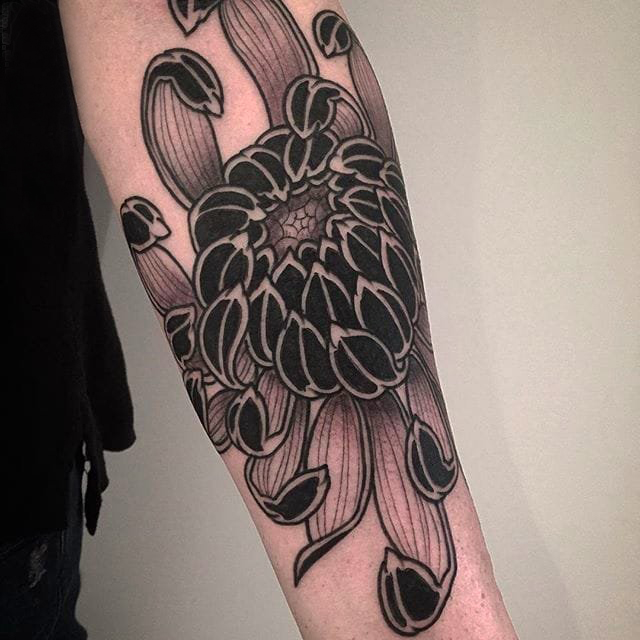 多款彩绘水彩素描创意霸气日本传统经典大面积纹身图案