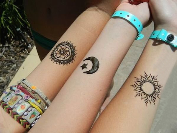 朋友之间友谊见证纹身图案
