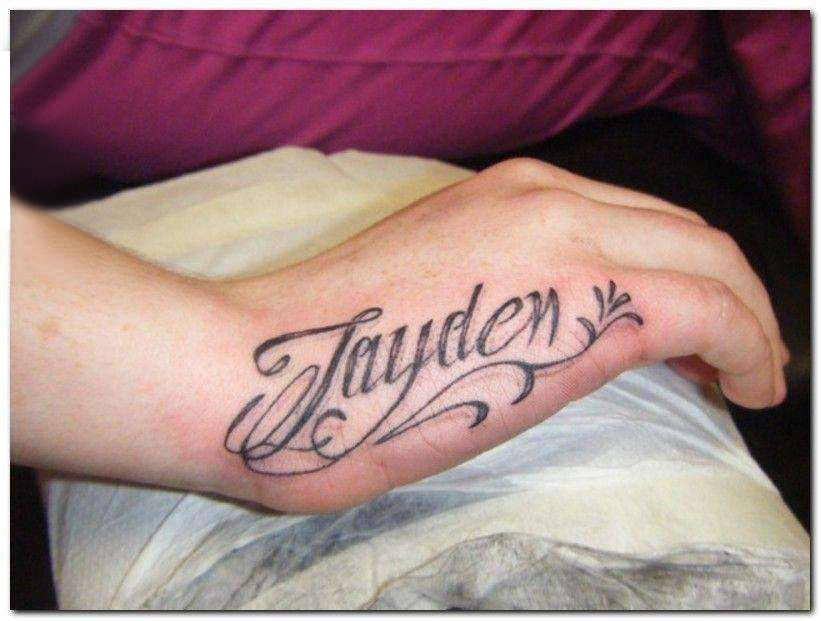 花体英文纹身黑色的情侣纹身英文名字的花体英文纹身图案