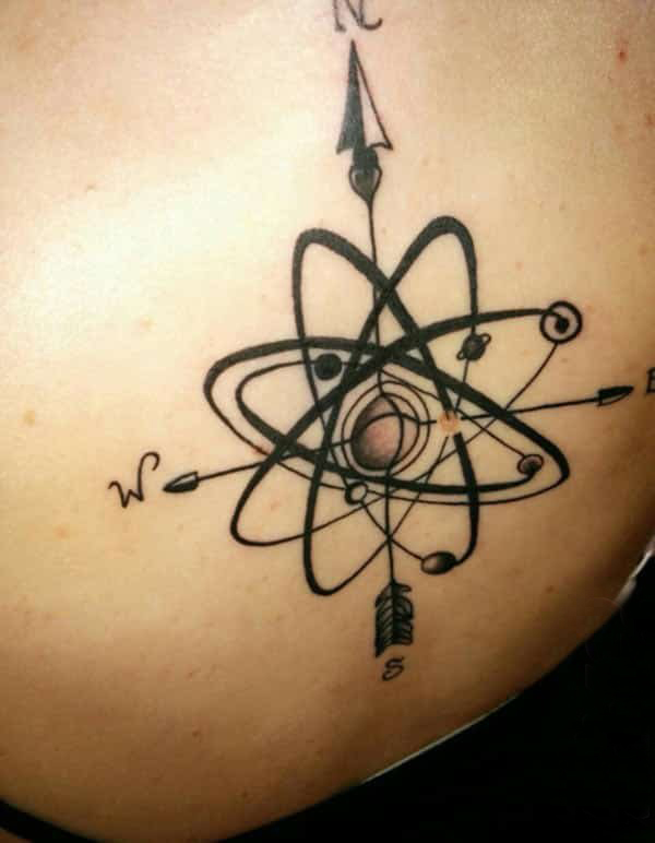 多款原子创意纹身图案