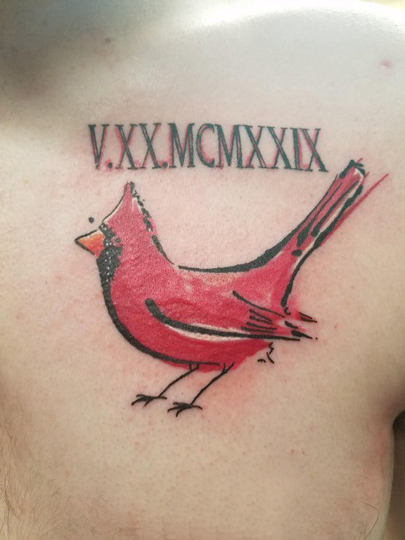 纹身胸部男 男生胸部英文和鸟纹身图片