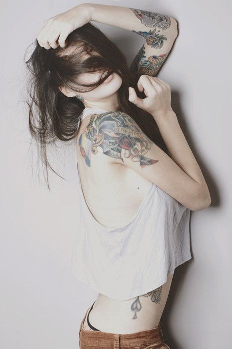 纹身的女人竟然那么美