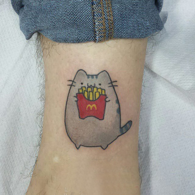 纹身彩色 多款彩绘纹身素描卡通纹身图案