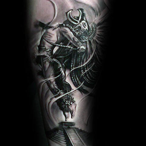 纹身玛雅图腾 多款黑灰纹身点刺技巧玛雅图腾纹身图案