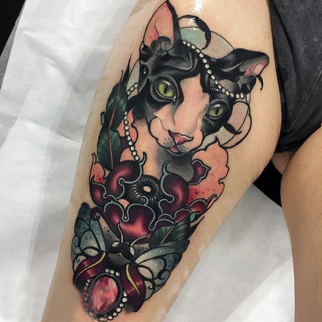 纹身钻石 多款小清新文艺纹身素描钻石纹身图案