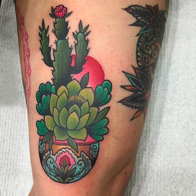 植物纹身 多款彩绘纹身素描植物纹身图案