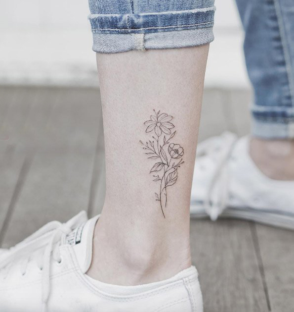植物纹身  弥漫着清新气息的植物纹身图案