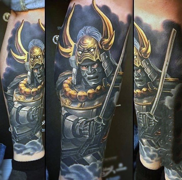 铁血战士纹身  骁勇善战的铁血战士纹身图案