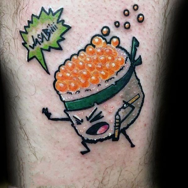 食物纹身  令人心动的食物纹身图案