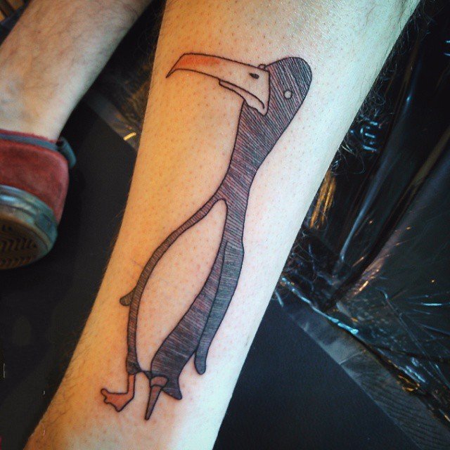 企鹅纹身图   呆萌可爱的企鹅纹身图案