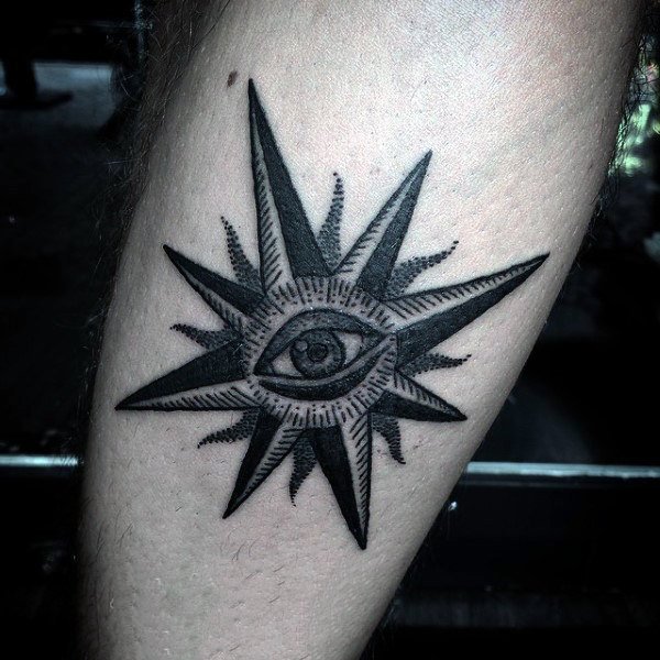 纹身太阳图案  耀眼夺目的太阳纹身图案