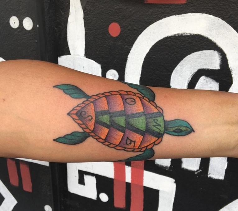 乌龟纹身图案   多款时尚的乌龟纹身图案