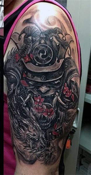 日本武士 纹身   多款凶猛的日本武士纹身图案