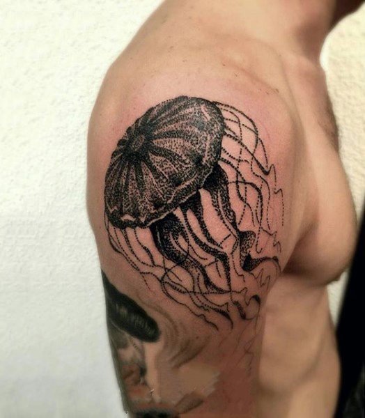 水母纹身图案   惹人喜爱的水母纹身图案