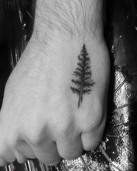 纹身树木的图像   郁郁葱葱的树木图像纹身图案