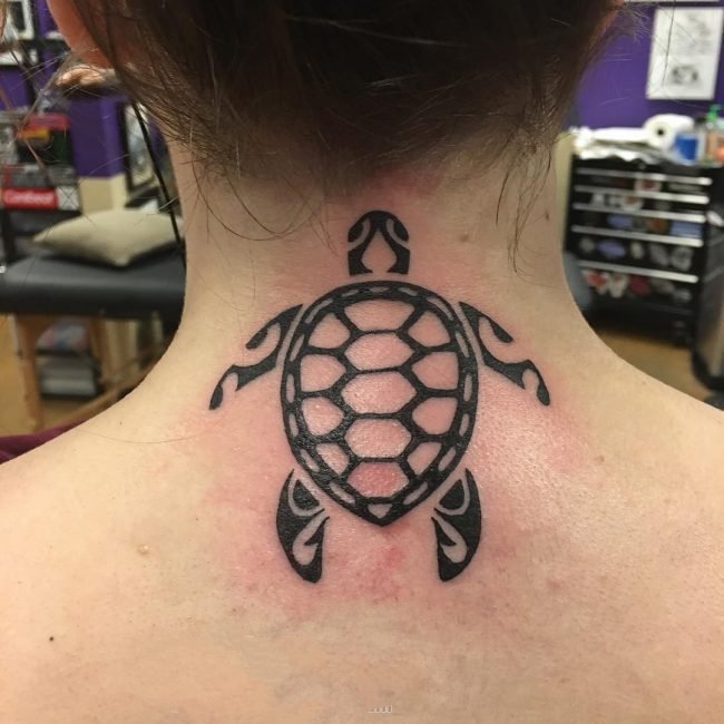 乌龟纹身图案   行动缓慢的乌龟纹身图案