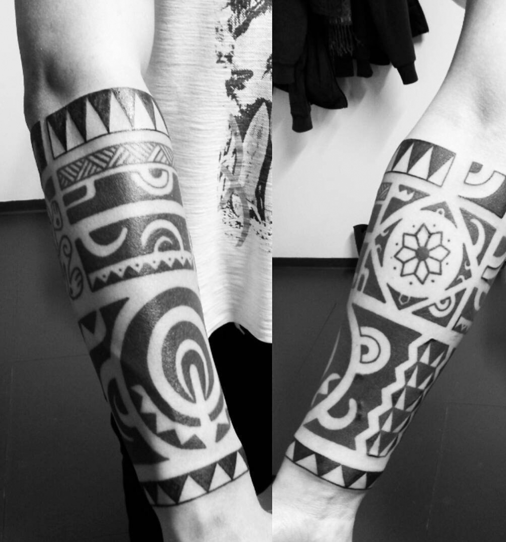 部落纹身图案   多款黑色色调的部落图腾纹身图案