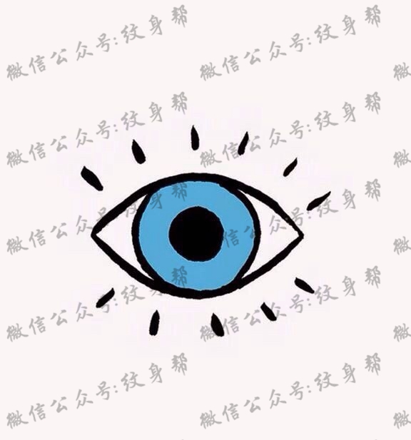 眼睛纹身手稿_27张关于眼睛纹身手稿图案欣赏