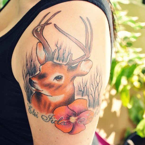 百乐动物纹身   生动活泼的百乐动物纹身图案