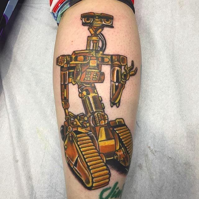 机器人纹身 帅气的机器人纹身图案