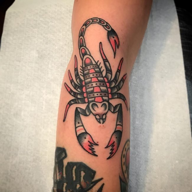 蝎子图片纹身   气势十足的蝎子纹身图案