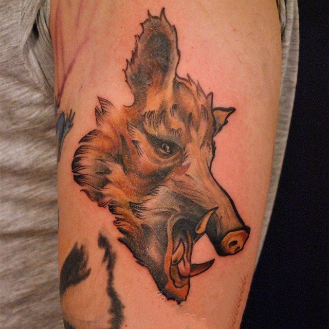百乐动物纹身   多姿多彩的动物纹身图案