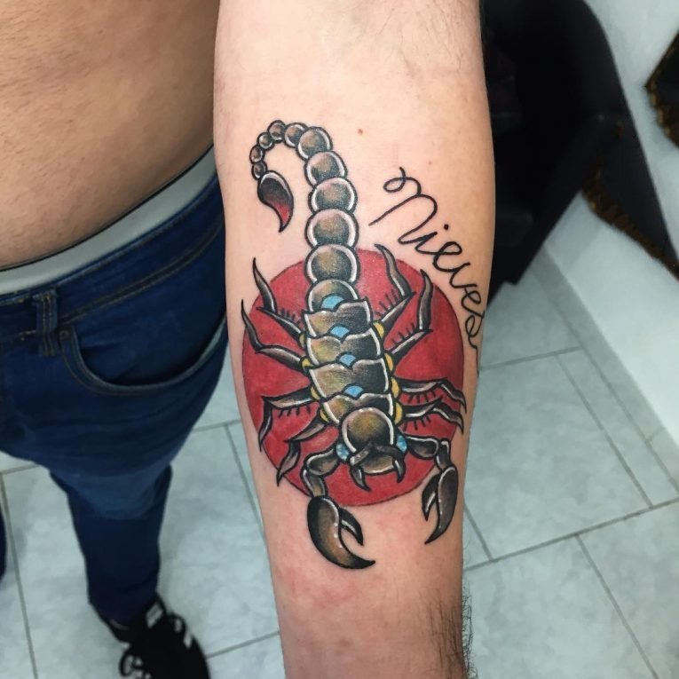 蝎子图片纹身   多款手臂上的蝎子纹身图案