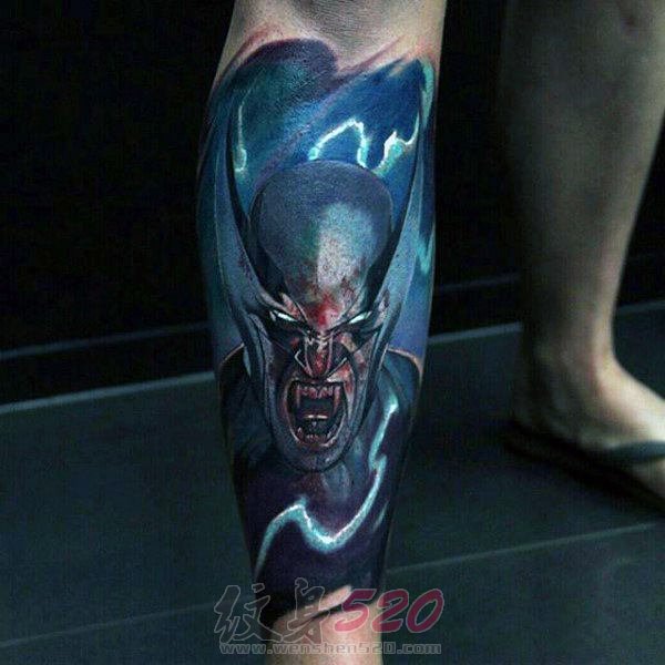 英雄纹身图案 男生喜欢的X战警系列金刚狼纹身图案