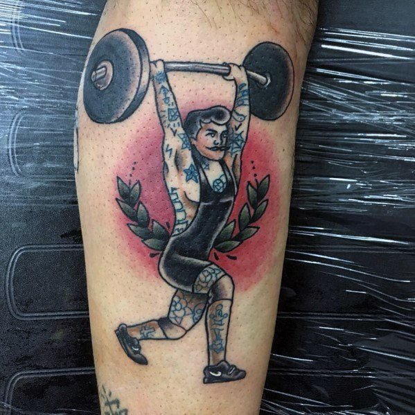 健身的纹身   创意十足的健身纹身图案