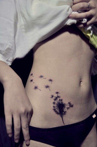 唯美纹身图案-看着就想去纹的唯美简约纹身图案