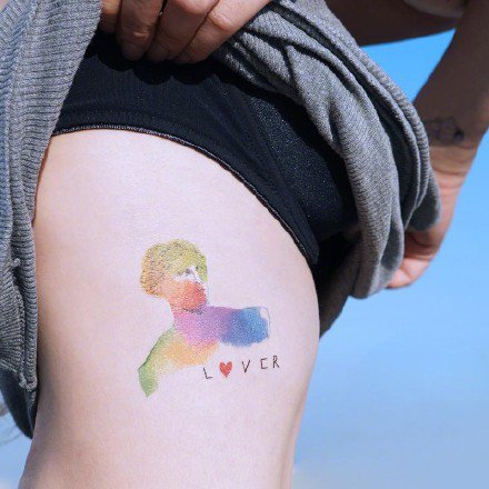 小清新纹身图案-清新感十足的夏日纹身图片