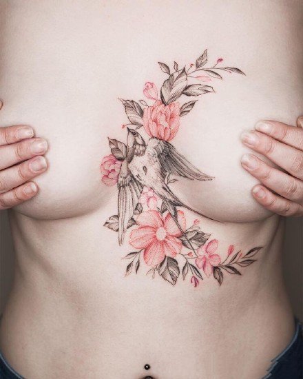 性感纹身图案-血脉喷张的美女性感纹身图片