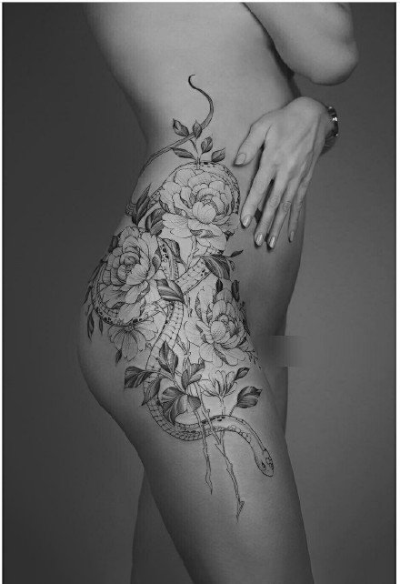 大胆性感的纹身图案-美女大胆性感的纹身图片