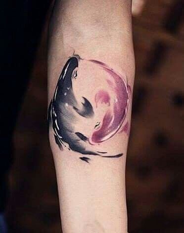 双鱼纹身--适合十二星座之双鱼座的双鱼纹身图案