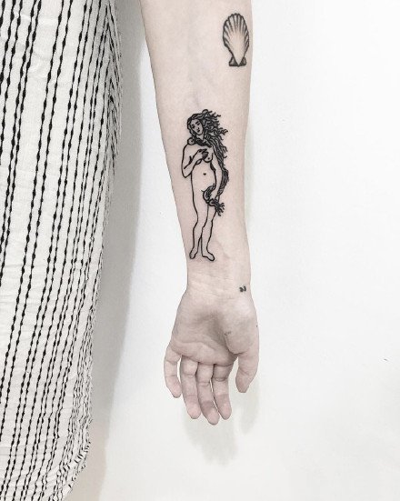 趣味黑色线条小图--曼彻斯特纹身艺术家 Neil Preston